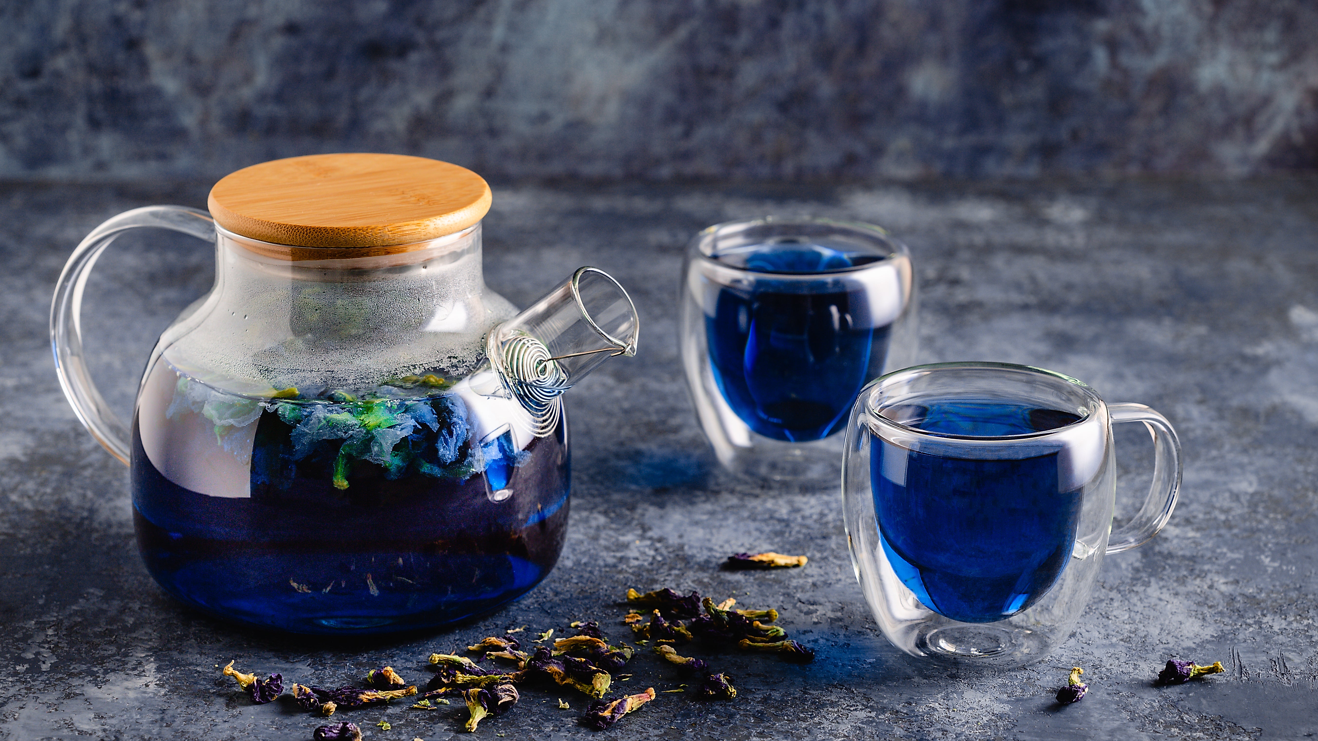 Ginger Cinnamon Herbal Blue Tea [box 6 units]